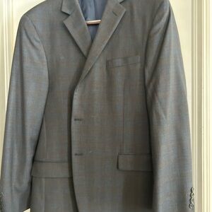Hart Schaffner Marx navy and blue Charcoal Blazer